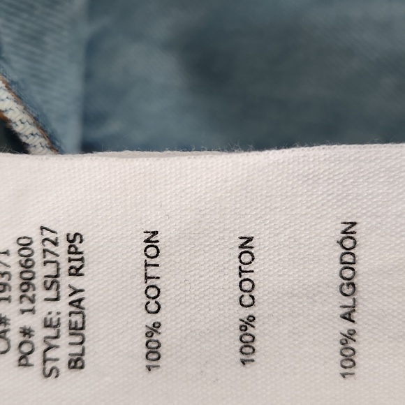 FRAME | Le Slouch Jeans Bluejay Rips Button Fly - Picture 14 of 16